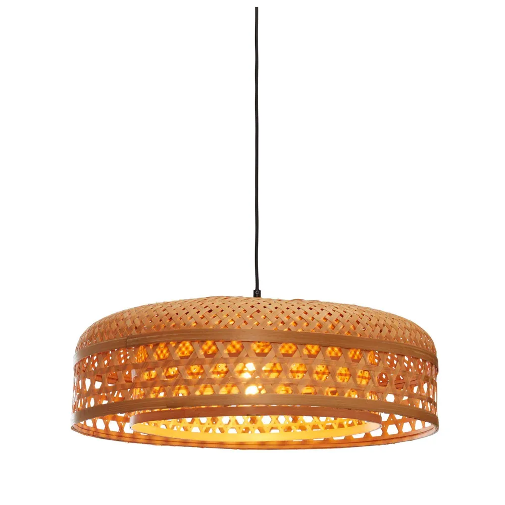 GOOD&MOJO hanglamp Ubud - bruin - Ø60cm GOOD & MOJO