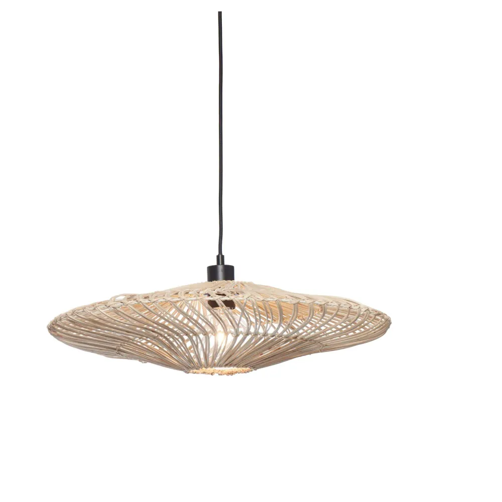 GOOD&MOJO hanglamp Zanzibar - wit - Ø40cm GOOD & MOJO