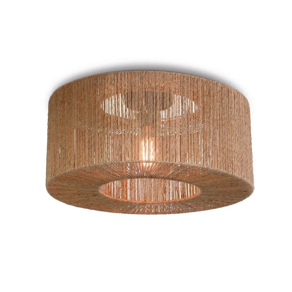 GOOD&MOJO plafonnière Iguazu - bruin - Ø50cm GOOD & MOJO