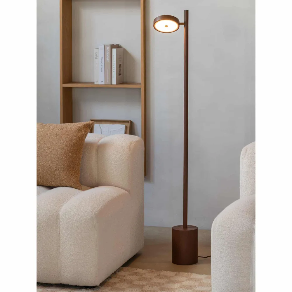 GOOD&MOJO vloerlamp Lumbini - bruin - Ø20cm GOOD & MOJO