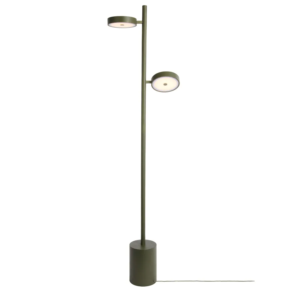 GOOD&MOJO vloerlamp Okinawa - groen - Ø40cm GOOD & MOJO