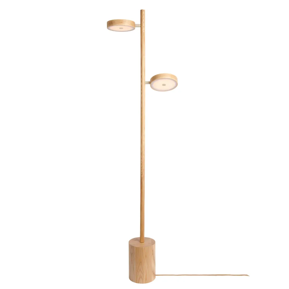 GOOD&MOJO vloerlamp Okinawa - naturel - Ø40cm GOOD & MOJO