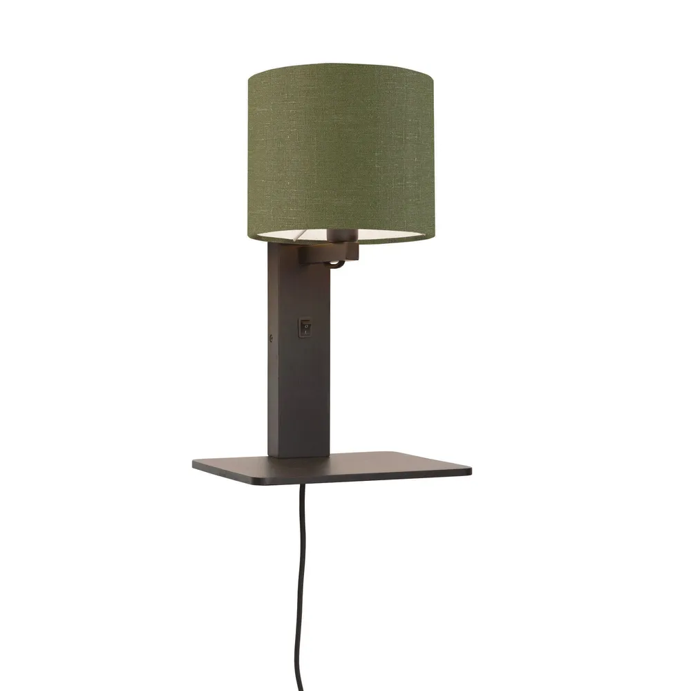 GOOD&MOJO wandlamp Andes - zwart - 19x24x36cm GOOD & MOJO