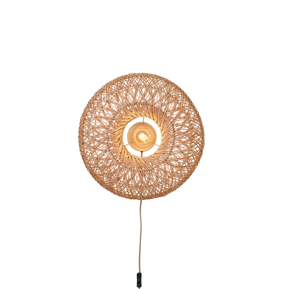 GOOD&MOJO wandlamp ARIZONA - bruin - Ø50cm GOOD & MOJO