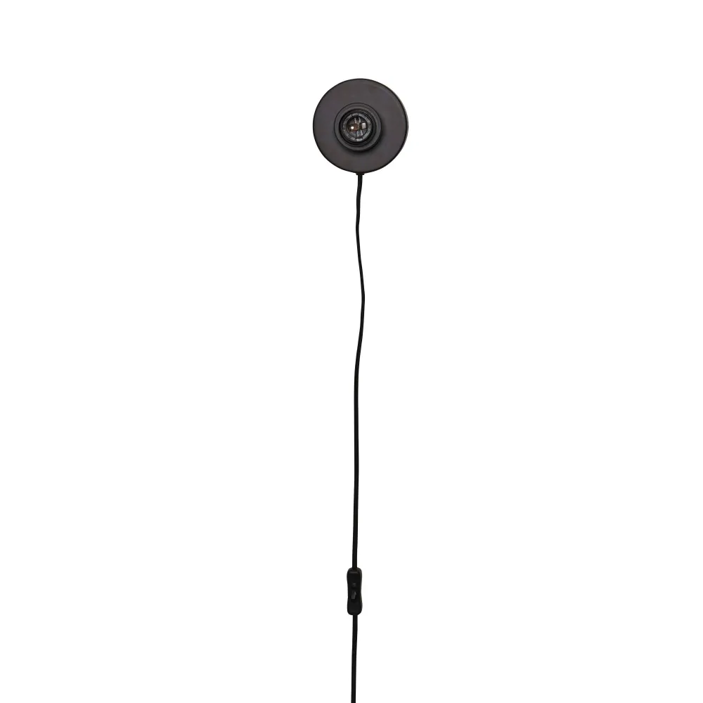 GOOD&MOJO wandlamp Kalimantan - zwart - Ø87cm GOOD & MOJO
