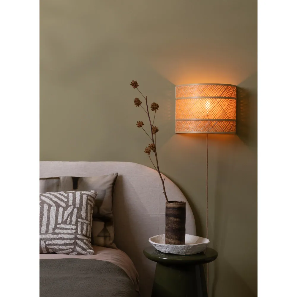 GOOD&MOJO wandlamp LANGKAWI - bruin - Ø32cm GOOD & MOJO
