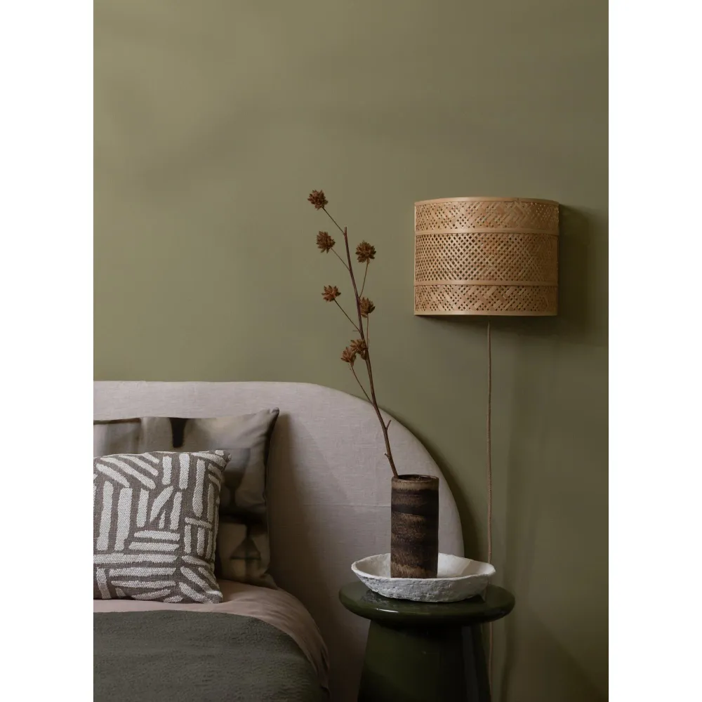 GOOD&MOJO wandlamp LANGKAWI - bruin - Ø32cm GOOD & MOJO