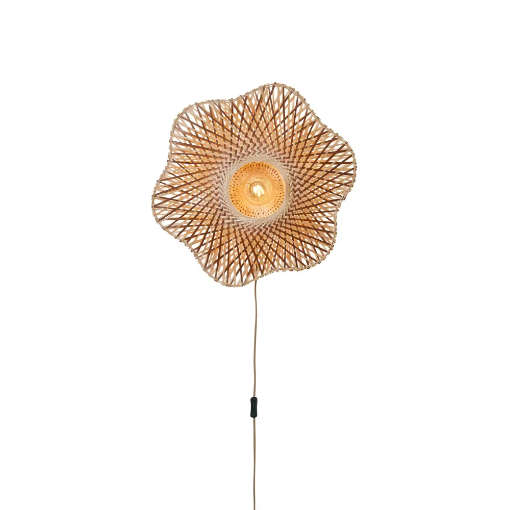 GOOD&MOJO wandlamp MADURA - bruin - Ø60cm GOOD & MOJO
