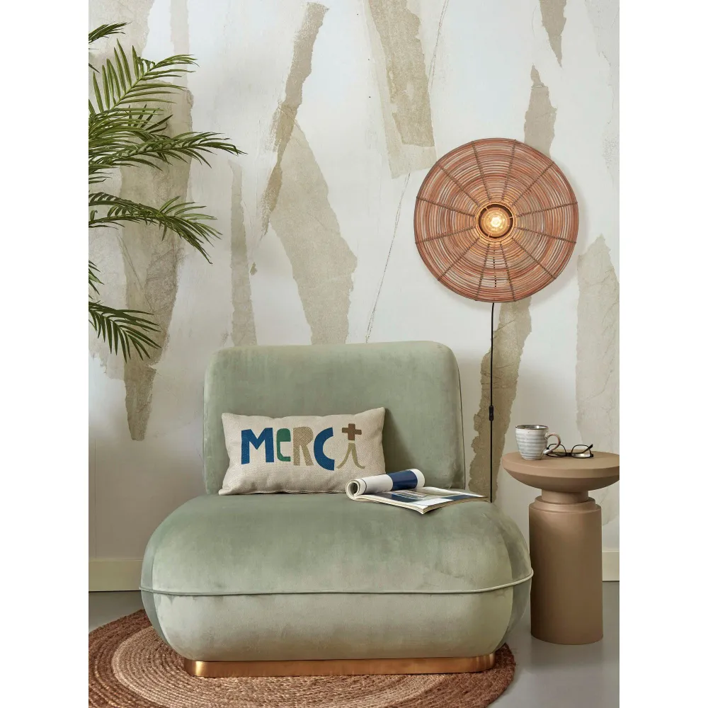 GOOD&MOJO wandlamp Tanami - bruin - Ø18cm GOOD & MOJO