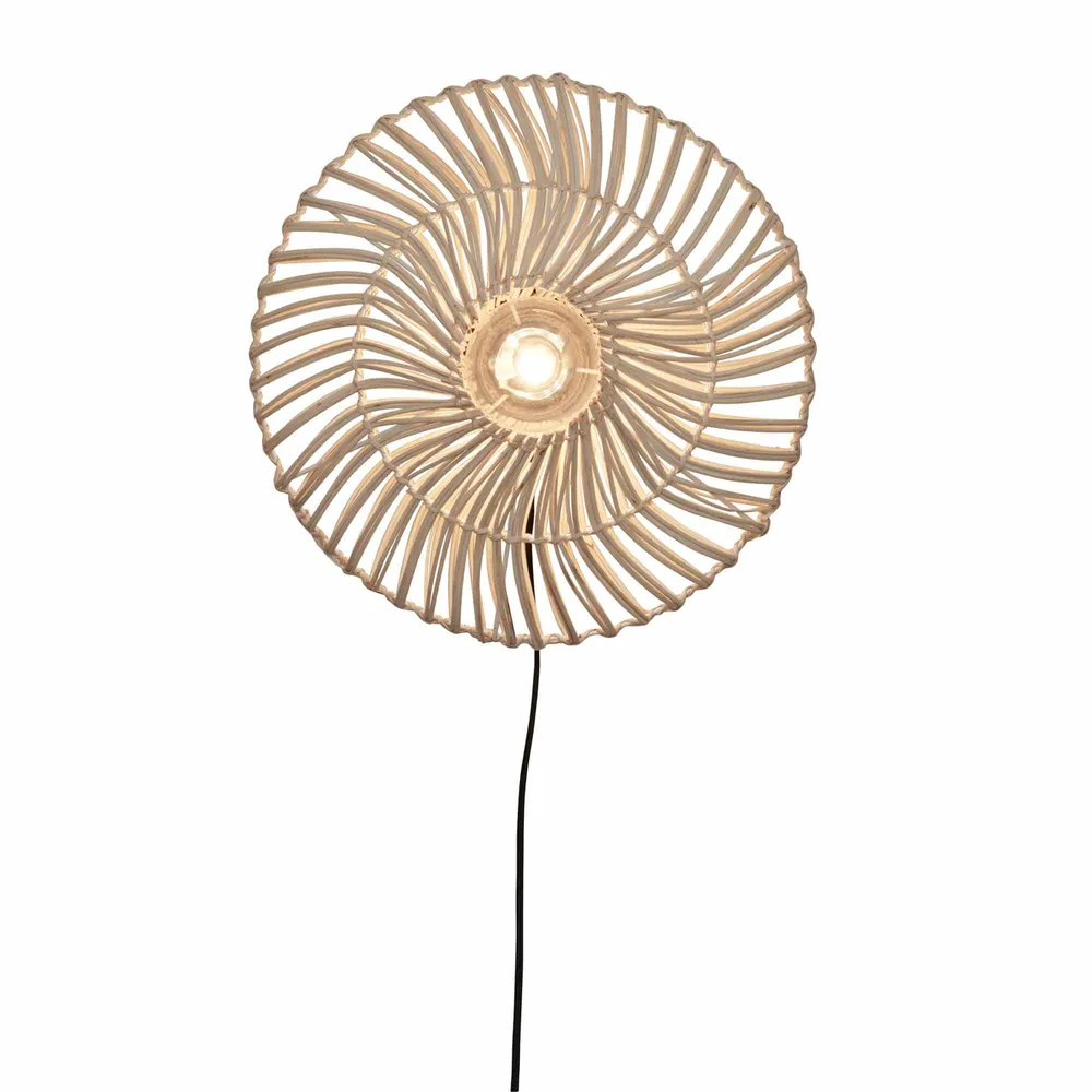 GOOD&MOJO wandlamp Zanzibar - wit - Ø55cm GOOD & MOJO