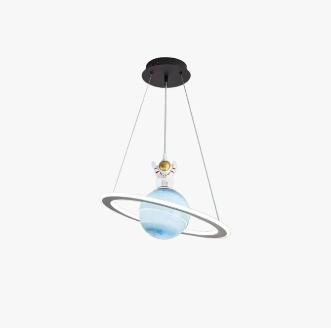 Hanglamp Astronaut LED voor Kinderkamer - Ruimteverlichting