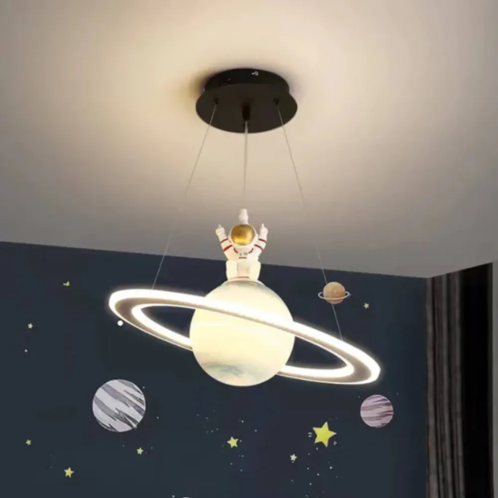 Hanglamp Astronaut LED voor Kinderkamer - Ruimteverlichting
