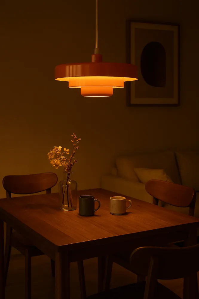 Hanglamp Eettafel met Retro Design en Warm Wit LED Licht