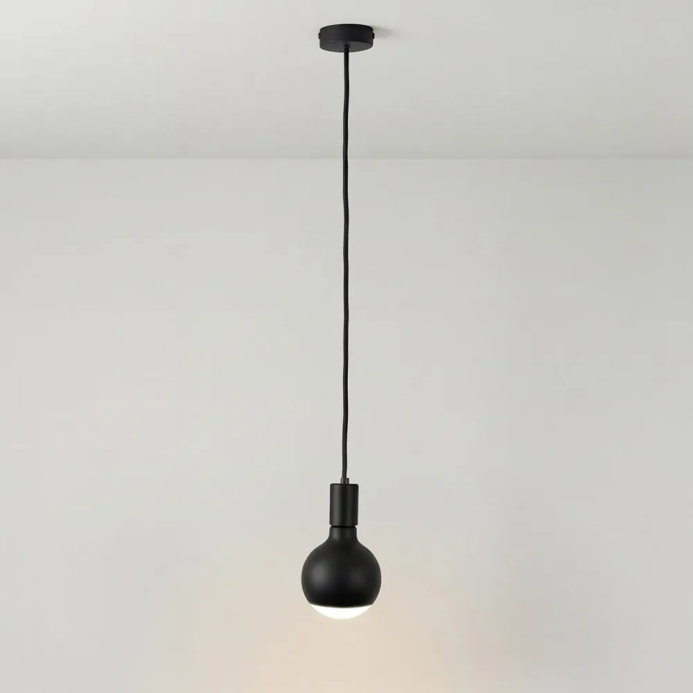 Hanglamp Filotto Metallico met Lichtbron Lucia - Zwart