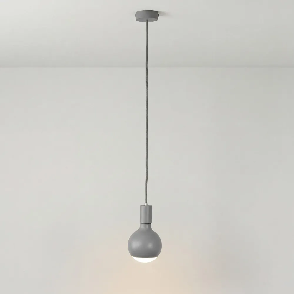 Hanglamp Filotto Metallico met Lucia Lichtbron - Grijs
