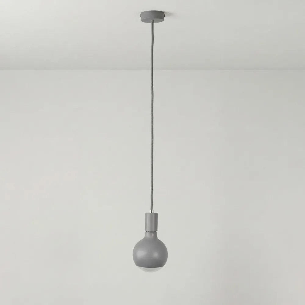 Hanglamp Filotto Metallico met Lucia Lichtbron - Grijs