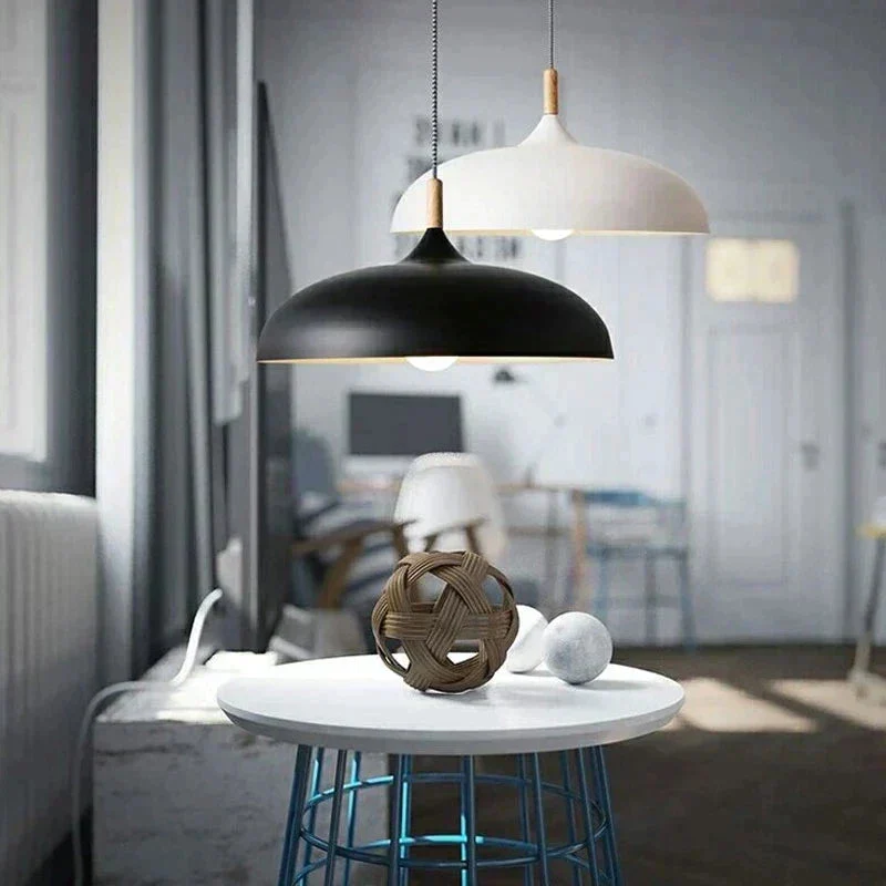 Hanglamp Scandinavisch Design met E27 Fitting en Minimalistische Kap