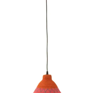 Hanglamp Strepen+Zigzag Top Zeegras Mix