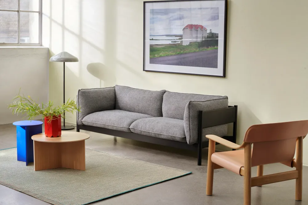 HAY Pao stalen vloerlamp Cool Grey
