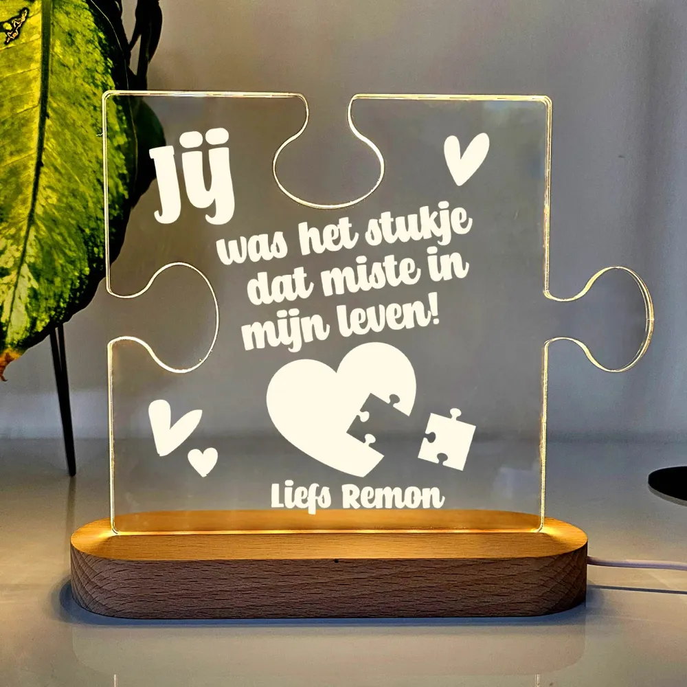 Het missende stukje - Ledlamp