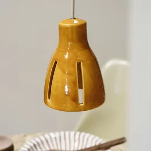 Household Hardware - Lamp - 70's - Geel