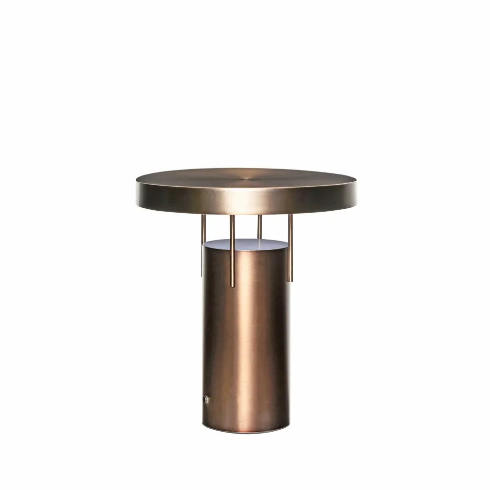 Hübsch draagbare lamp BringMe - staal - ø25xh28cm Hubsch