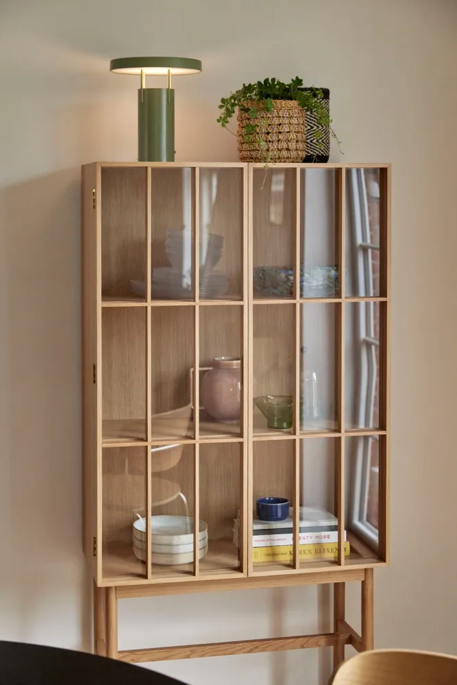 Hübsch draagbare lamp BringMe - staal - ø25xh28cm Hubsch