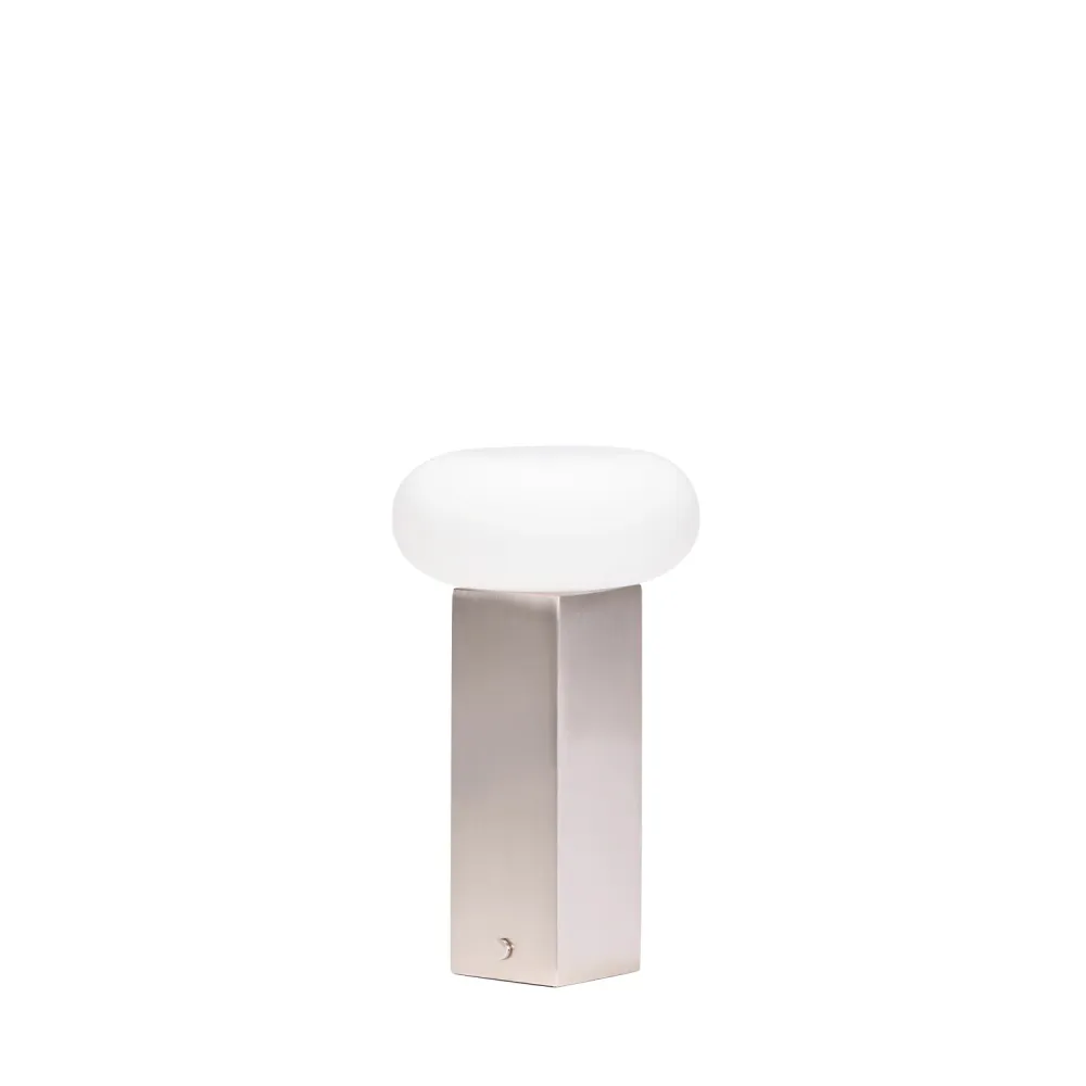 Hübsch draagbare lamp Low - glas/ijzer - 12x12xh20cm Hubsch