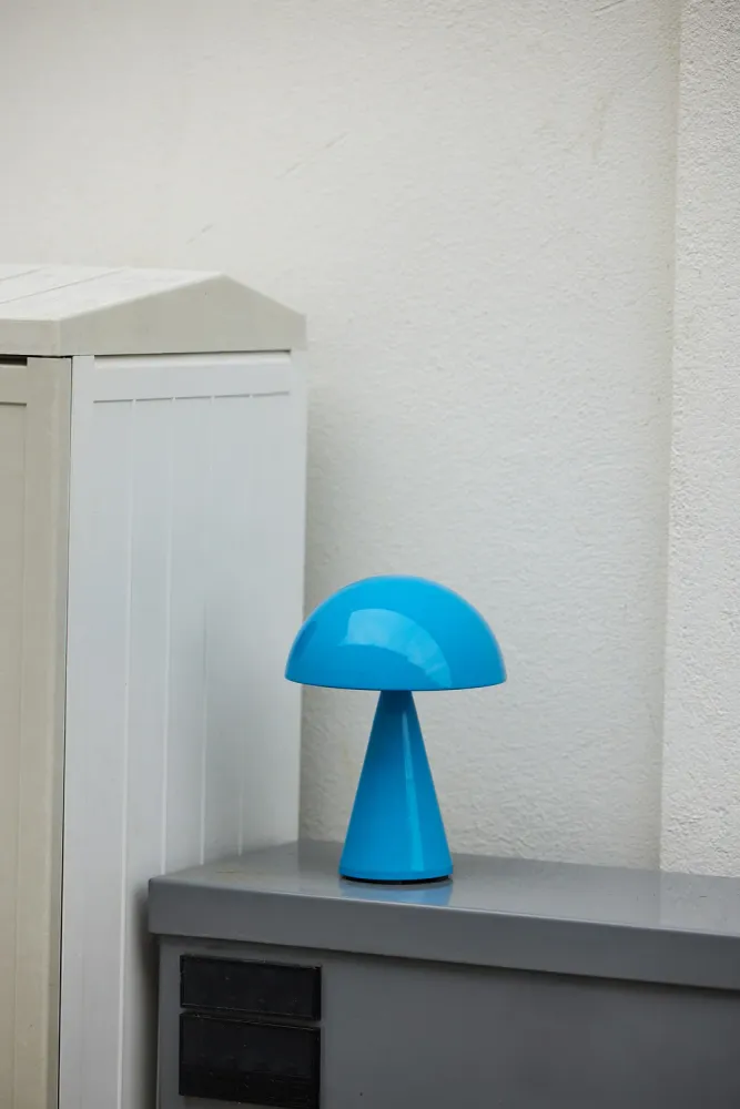 Hübsch draagbare lamp Mush - ijzer/polycarbonaat - ø15xh20cm led Hubsch