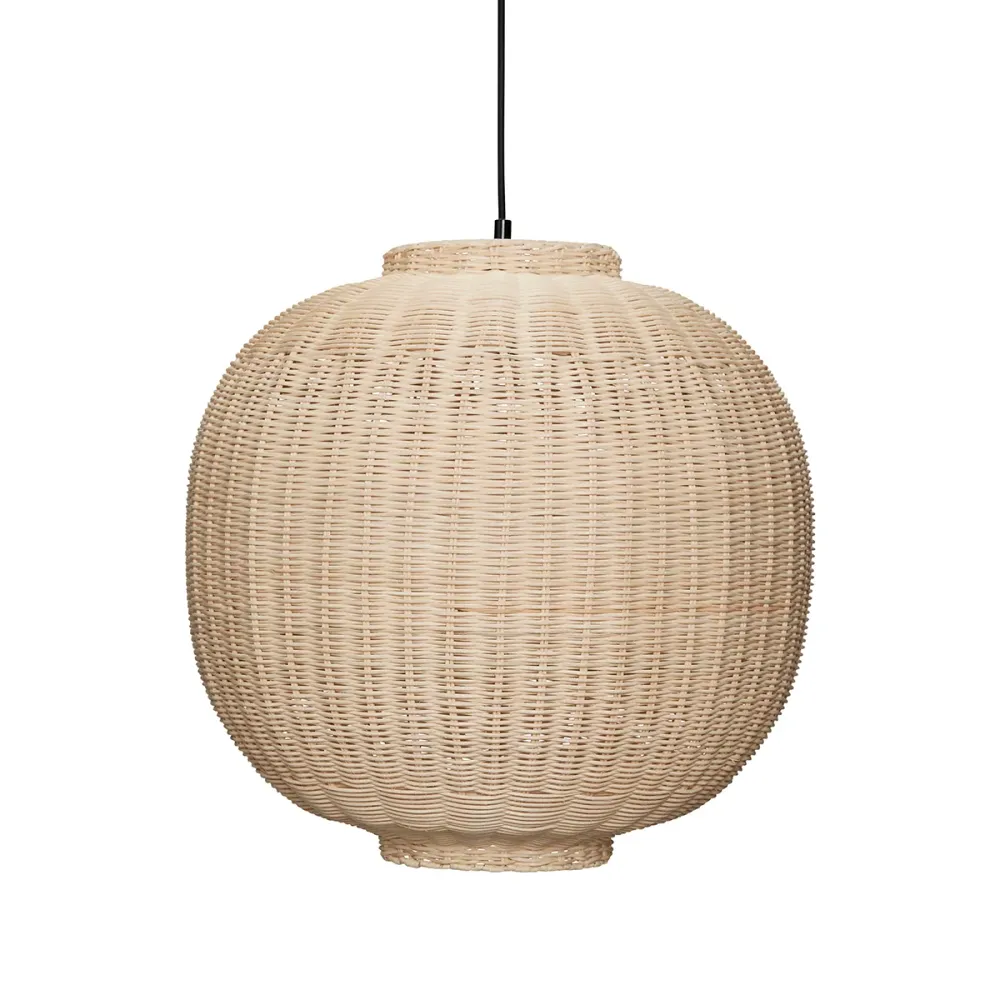 Hübsch hanger Chand - rotan - ø45xh43cm, e27 Hubsch