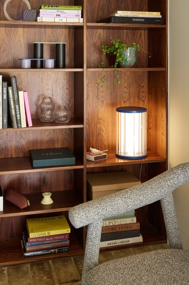 Hübsch tafellamp Aru - glas/ijzer - ø20xh30cm Hubsch