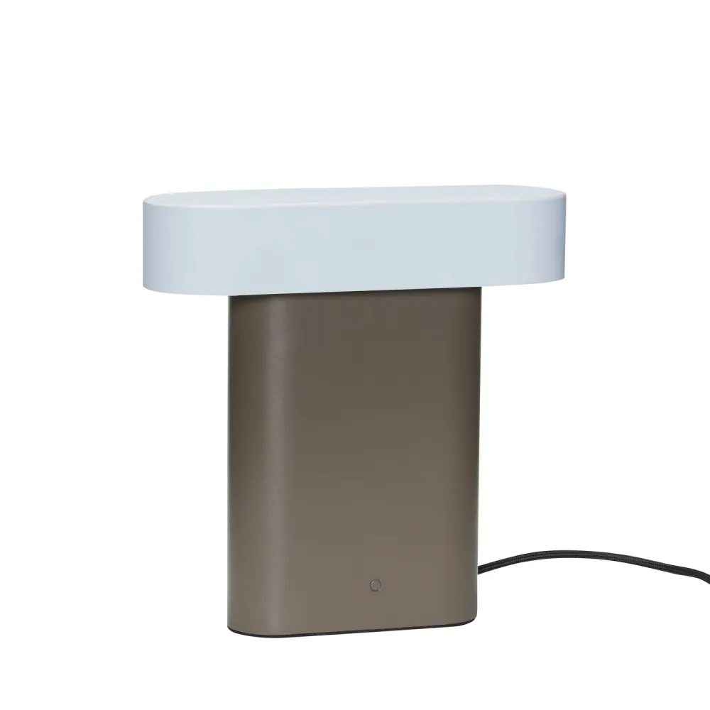 Hübsch tafellamp Sleek - ijzer/polycarbonaat - 25x8xh25cm, intergreret Hubsch