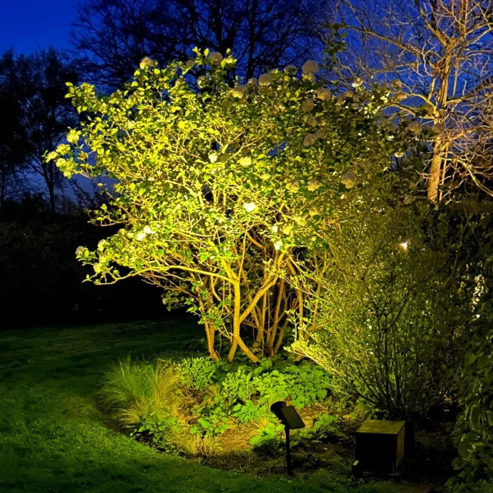 Iplux® Solar LED Tuinspot Pro Performance 600 lumen