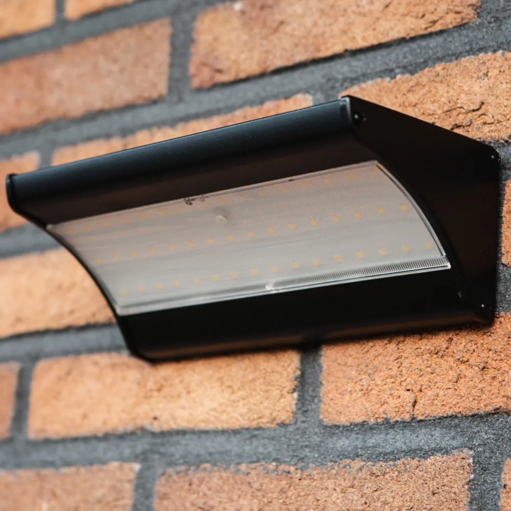 Iplux® Solar LED Wandlamp SafeSense Pro 900lm