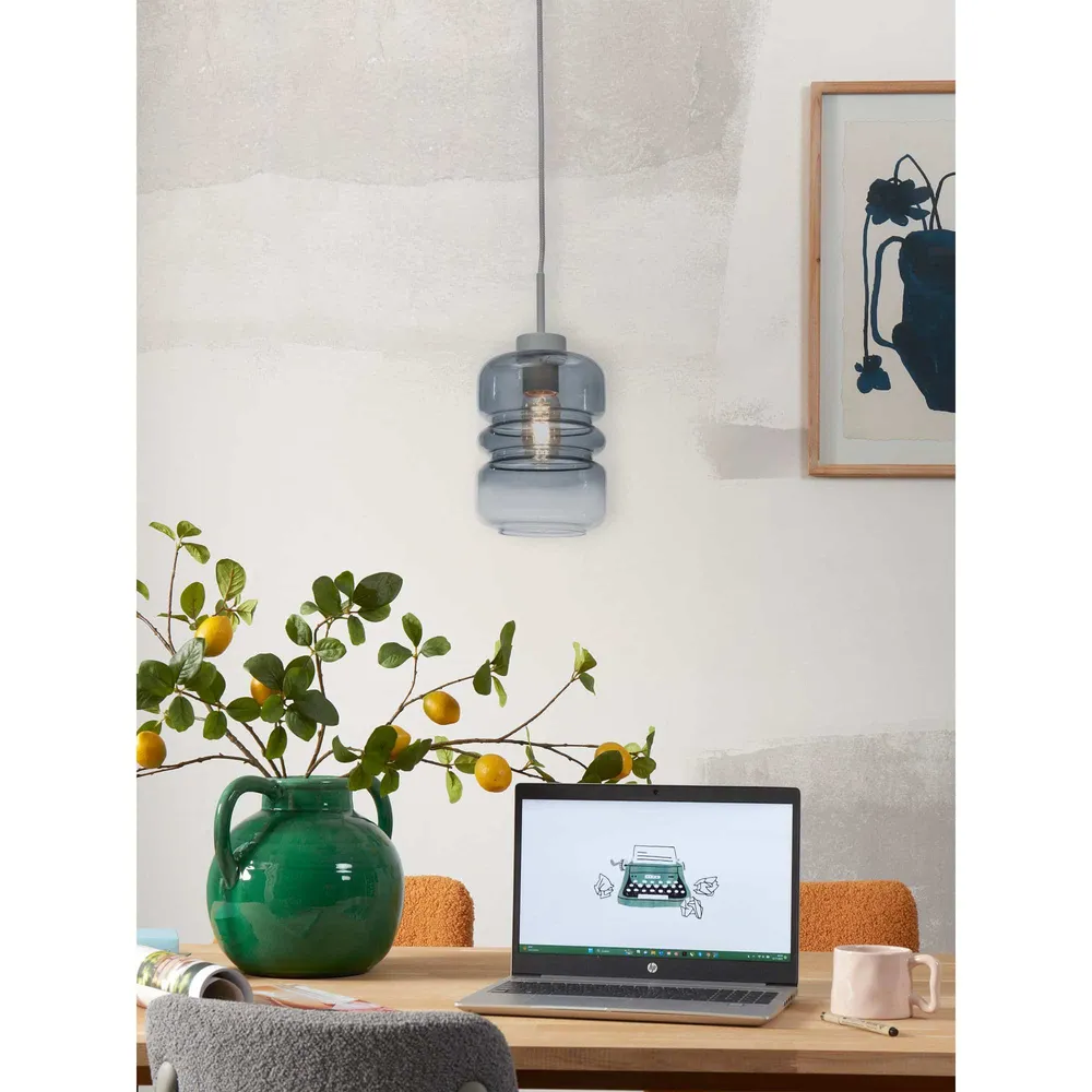 it's about RoMi hanglamp VERONA - grijs - Ø15cm