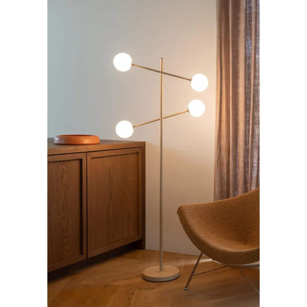 it's about RoMi vloerlamp Copenhagen - beige - 48x26x170cm