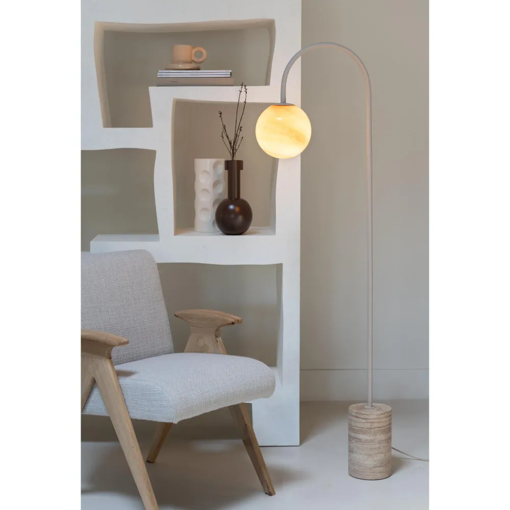 it's about RoMi vloerlamp Tivoli - beige - 20x42x163cm