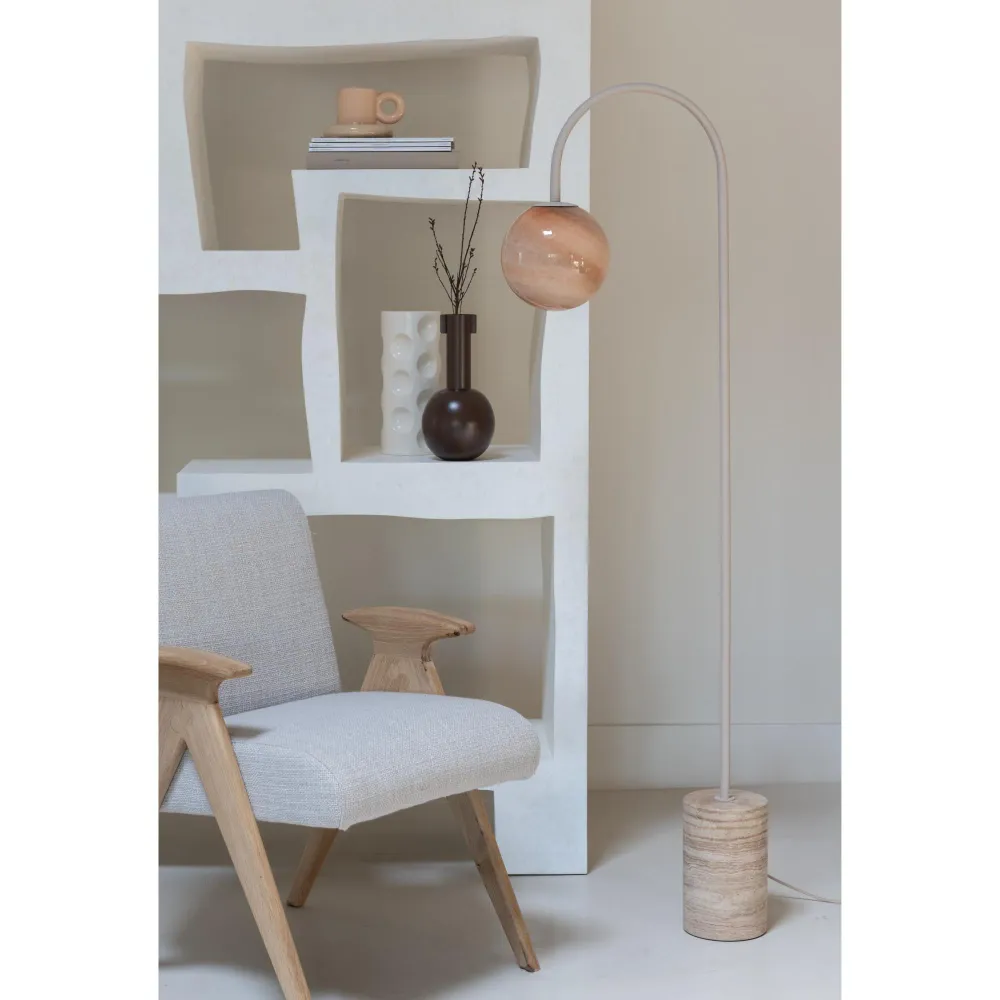 it's about RoMi vloerlamp Tivoli - beige - 20x42x163cm