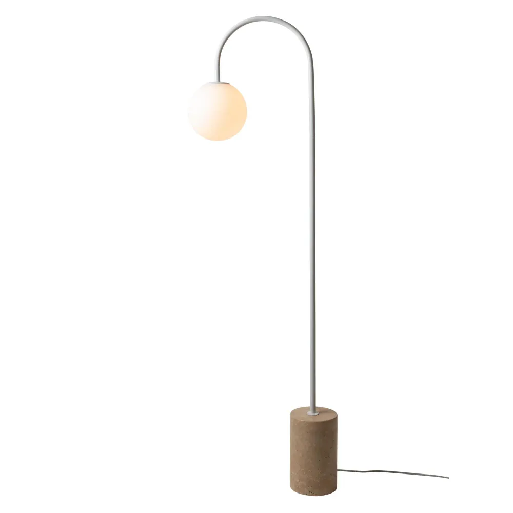 it's about RoMi vloerlamp Tivoli - wit - 20x42x163cm