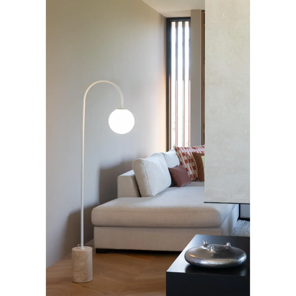 it's about RoMi vloerlamp Tivoli - wit - 20x42x163cm