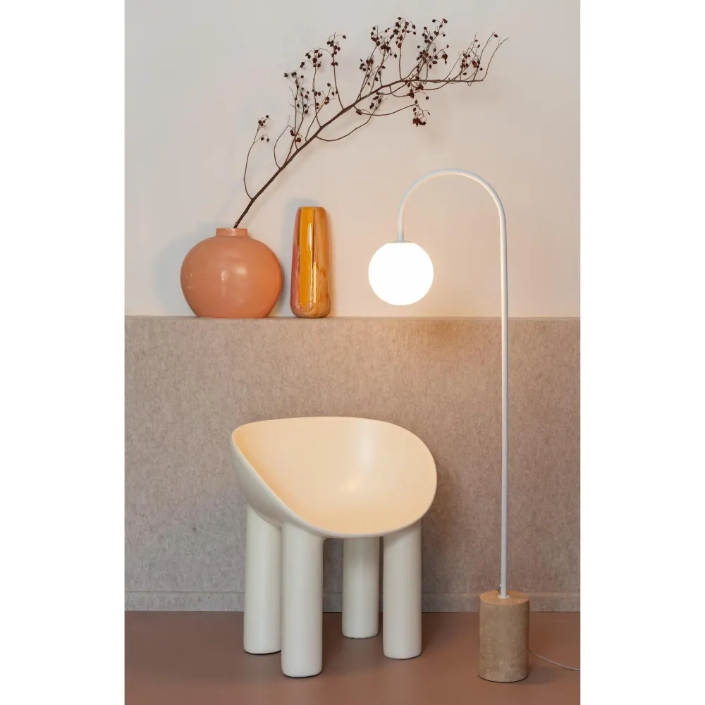 it's about RoMi vloerlamp Tivoli - wit - 20x42x163cm