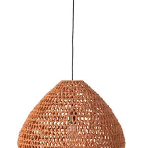 J-Line hanglamp Getwist - metaal - oranje