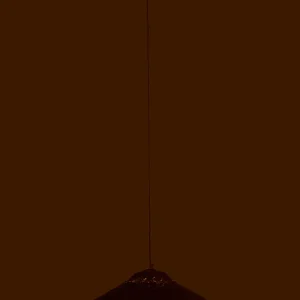 J-Line hanglamp Hoed Moonj - gras - zwart - large