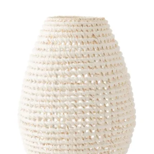 J-Line lamp Getwist - metaal - wit
