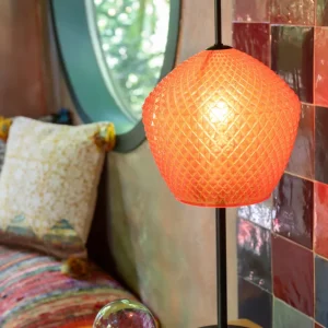 J-Line lamp - glas - rood