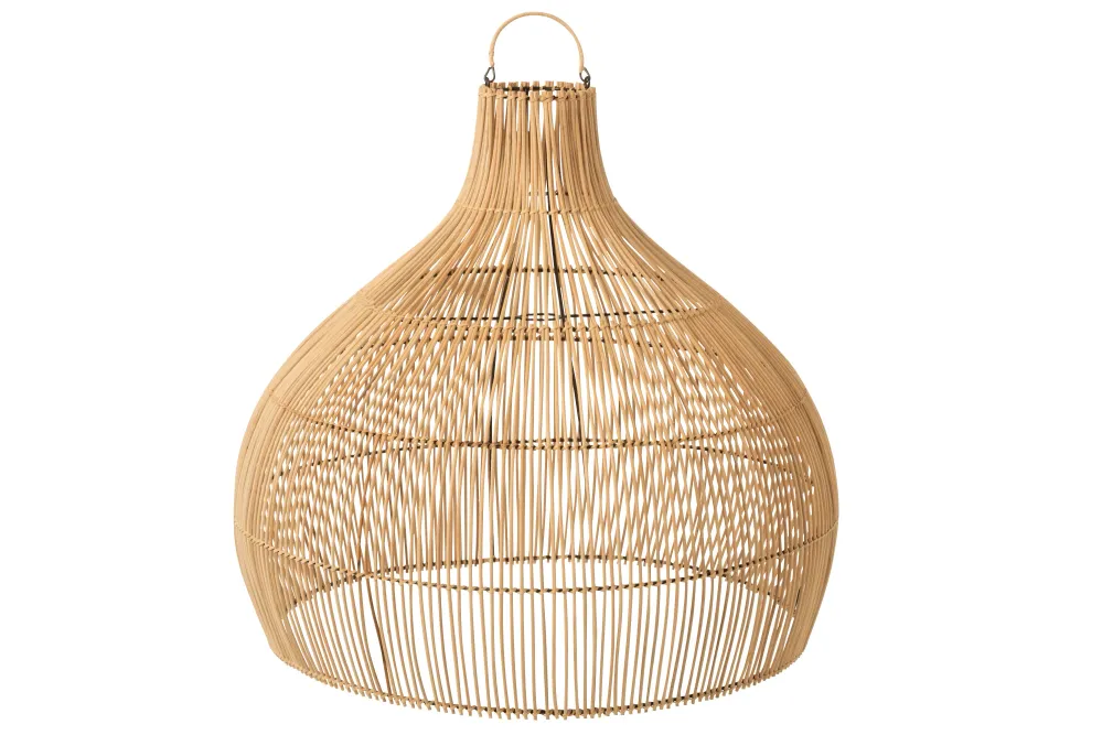 J-Line lampenkap Peervorm - rotan - naturel