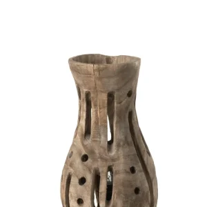 J-Line tafellamp Elisabeth - hout - naturel