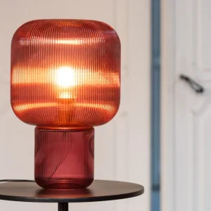 J-Line tafellamp - glas - rood