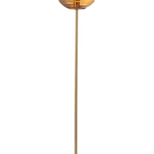 J-Line vloerlamp Bijenkorf - glas - bruin