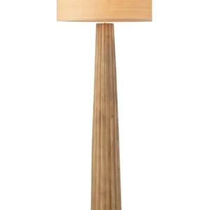 J-Line vloerlamp Paraplu Ailanthus - hout - naturel
